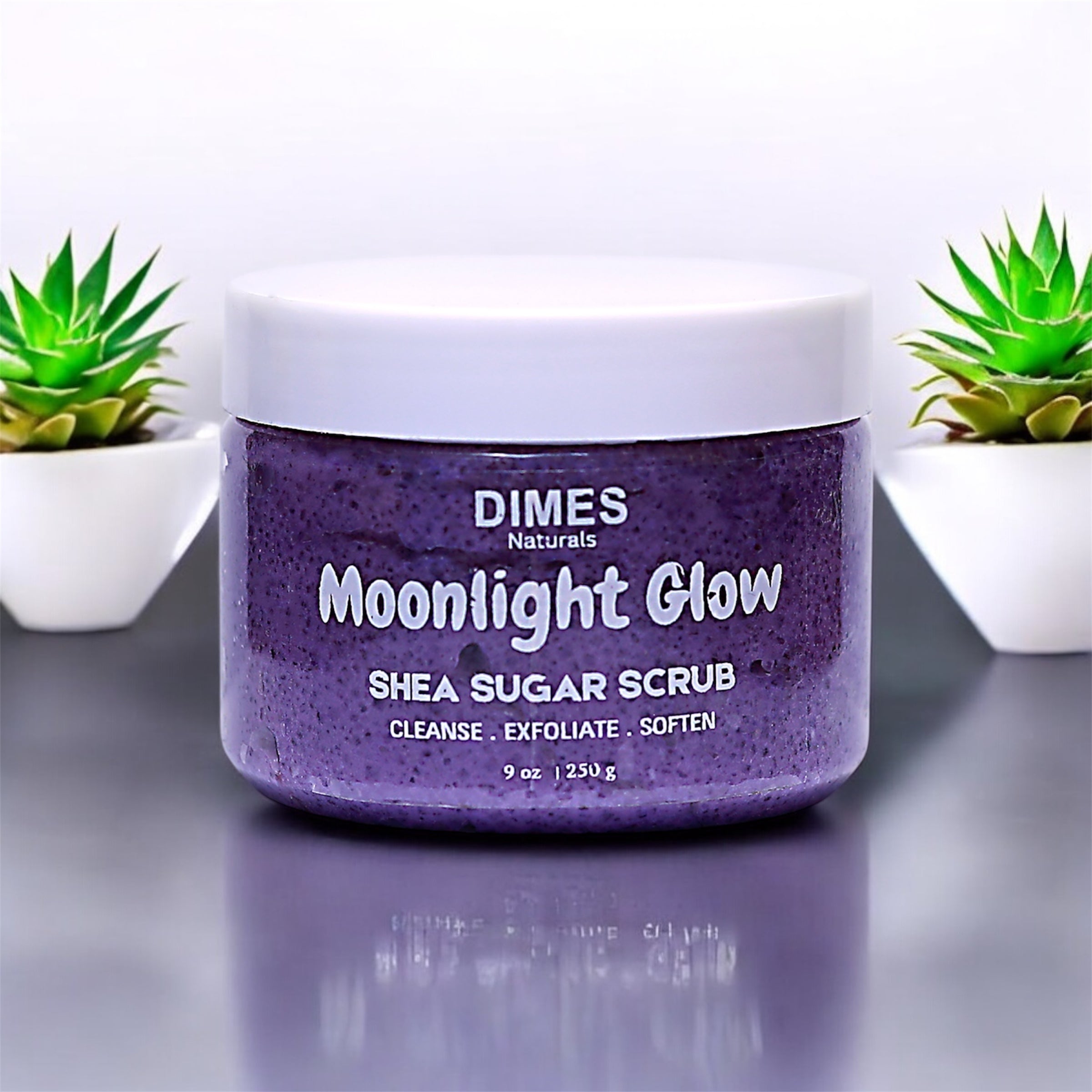 DIMES NATURALS©- Moonlight Glow Shea Sugar Scrub 300g